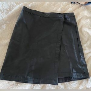 Leather Abercrombie and Fitch Mini Skirt